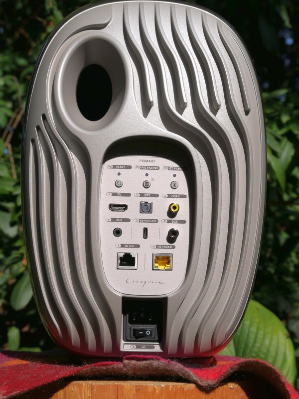 KEF LS Luxe Master von hinten unten